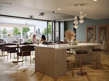 Community room with tv lounge