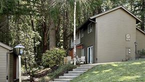 Glendale apartment for rent - a house with stairs in front of a tree