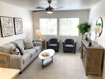 Spacious open concept floorplans