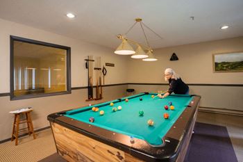 Billiards room