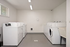 Albany apartment for rent - A laundry room with washers and dryers.