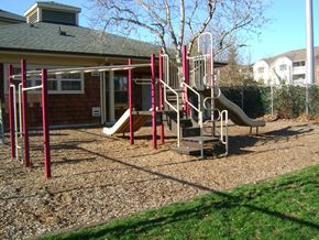 Beaverton apartment for rent - a playground in front of a house
