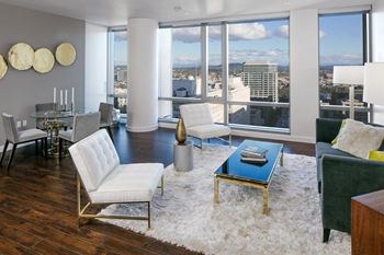 Soaring ceilings and open floor plans for comfortable gatherings at home