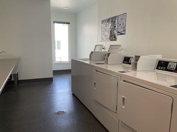 Laundry facilities on floors 2-6