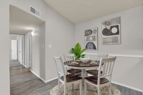Cordova apartment for rent - a dining nook in the model apartment at Rock Creek in Cordova
