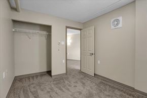 Memphis apartment for rent - a bedroom with a closet and a door to a closet