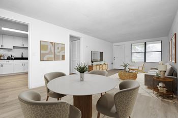 Hardwood-inspired vinyl flooring