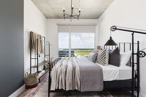 Orlando apartment for rent - bedroom with large window and high ceiling at Lake Nona Pixon, Orlando, Florida