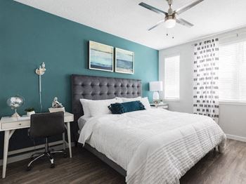 Furnished bedroom