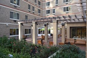 Flushing apartment for rent - B'nai B'rith of Flushing Queens, NY outside seating