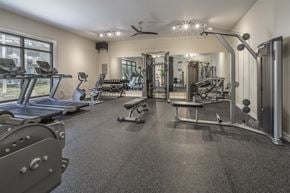 Clearwater apartment for rent - Large fitness center with ample, modern workout equipment at Terraces at Clearwater Beach, Clearwater
