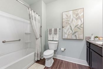Relaxing tub/shower combination