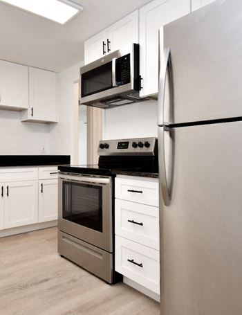 Stainless steel appliance package
