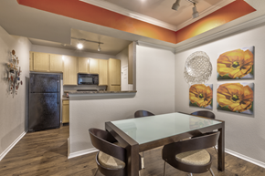Nashville apartment for rent - A kitchen with a table and chairs.