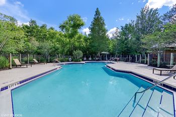 Swimming pool with sundeck