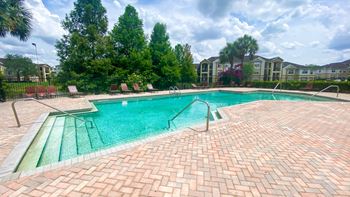 Swimming pool with sundeck