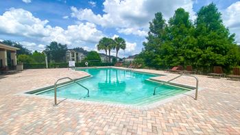 Swimming pool with sundeck