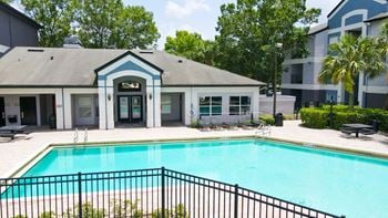 Swimming pool with sundeck
