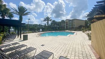 Swimming pool with sundeck