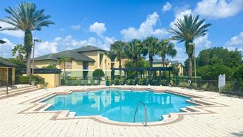 Swimming pool with sundeck