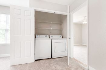 In home stacked washer/dryer