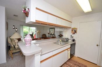 Kitchen with granite counter tops