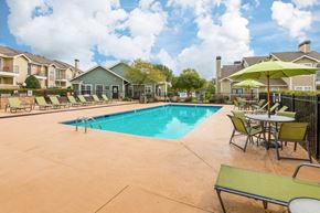 Raleigh apartment for rent - Pool With Sundecks at Central on the Green Apartment Homes, Raleigh, North Carolina
