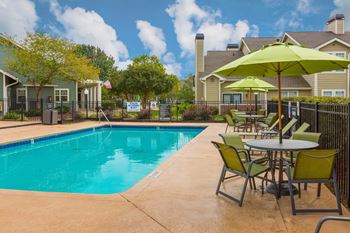 Pool with sundecks