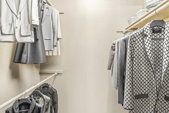 Oversized walk-in closets