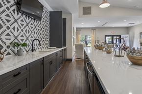 Boca Raton apartment for rent - A common area with a kitchen.