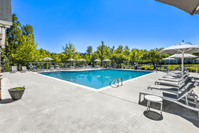 Charlotte apartment for rent - Extensive Resort Inspired Pool Deck at Ashley Court Apartments, Charlotte, NC