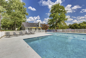 Pool with sunning deck