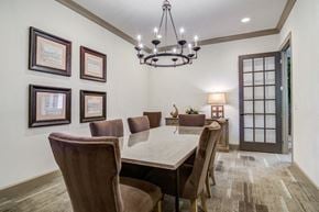 Lawrenceville apartment for rent - Resident business center conference room with long table and chairs