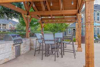 Picnic areas with modern grills
