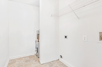 Washer and dryer connections