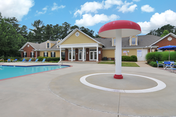 Swimming pool with sundeck