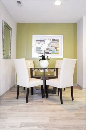 Gastonia apartment for rent - A dining room with a table and chairs.