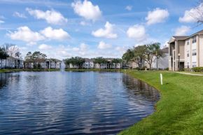 Orlando apartment for rent - Waterfront View with Trees and Building Exteriors