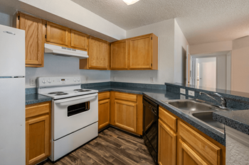 White or black kitchen appliances