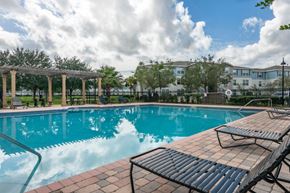 Jacksonville apartment for rent - Swimming pool with sundeck, lounge seating, surrounded by native landscaping