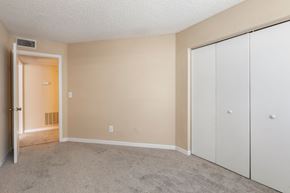 Jacksonville apartment for rent - Bedroom with carpet flooring and large reach-in closet