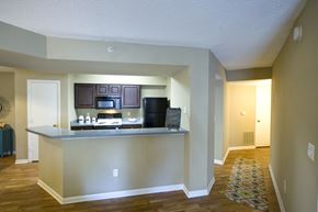 Jacksonville apartment for rent - Fully Equipped Kitchen With Modern Appliances at Leigh Meadows Apartments, Jacksonville, FL