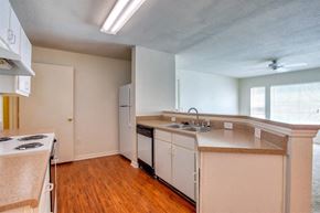 Jacksonville apartment for rent - Kitchen with Hardwood Style Flooring