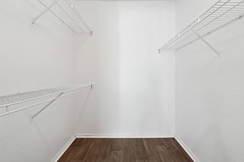 Spacious closets