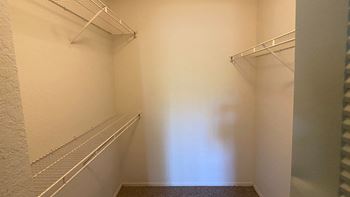 Spacious closets