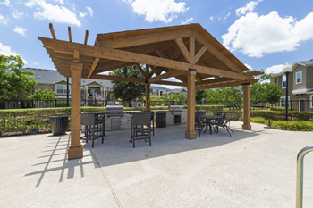 Picnic areas with modern grills