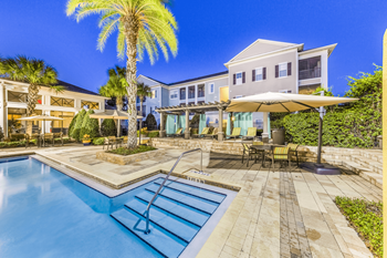 Swimming pool with sundeck