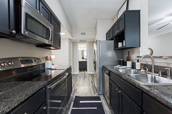 Gourmet kitchens with stainless appliances