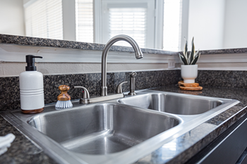 Brushed nickel hardware
