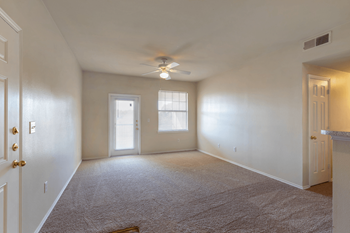 Multi-speed ceiling fans with lighting